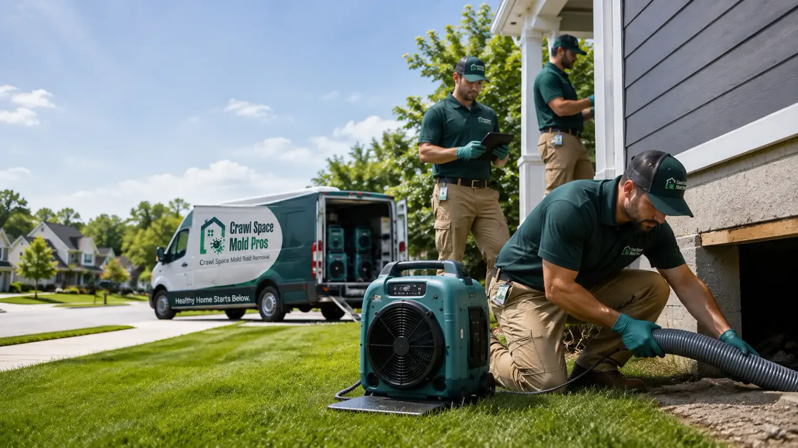 Crawl Space Mold Removal in Gold Hill, OR